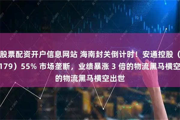 股票配资开户信息网站 海南封关倒计时！安通控股（600179）55% 市场垄断，业绩暴涨 3 倍的物流黑马横空出世